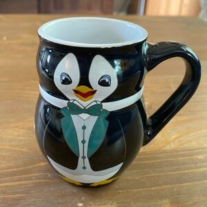ChristkindlMarket Holiday mug 2021 Penguin with Bow Tie